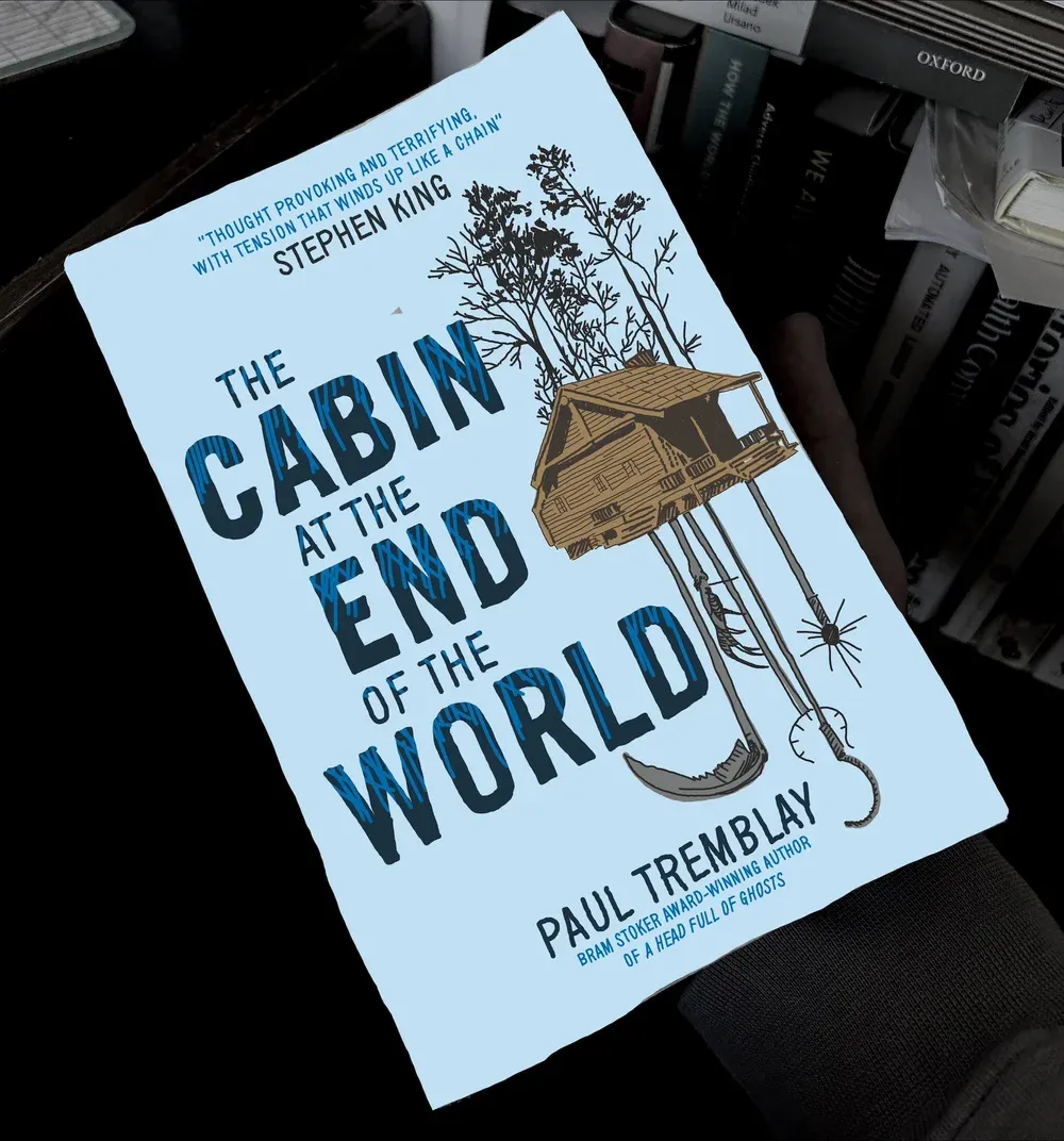 Book cover for "The Cabin at the End of the World" by Paul Tremblay.